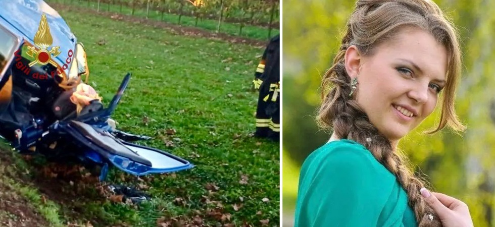 Il terribile schianto contro una pianta, Kseniya Lyulchak è morta a soli 27 anni: la tragedia mentre stava andando al lavoro