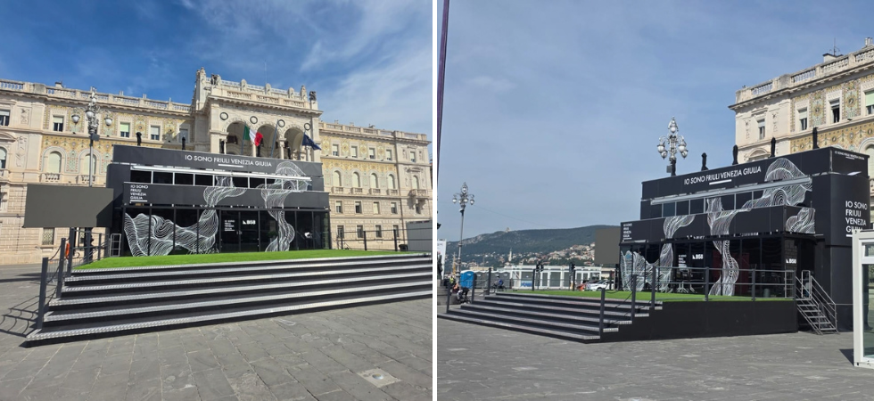Niente rampa di accesso al padiglione del Fvg, solo scalini: polemiche alla Barcolana