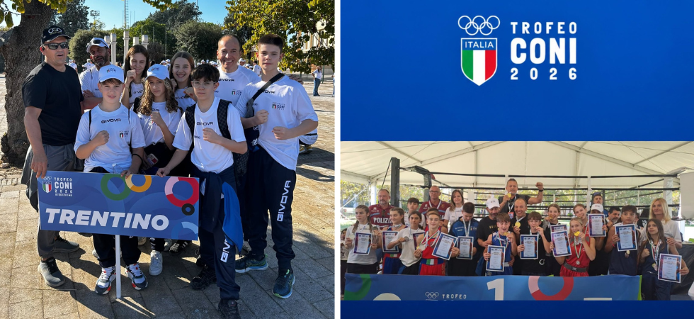 Boxe giovanile, Trentino al top in Italia: primo posto al Trofeo Coni 2026