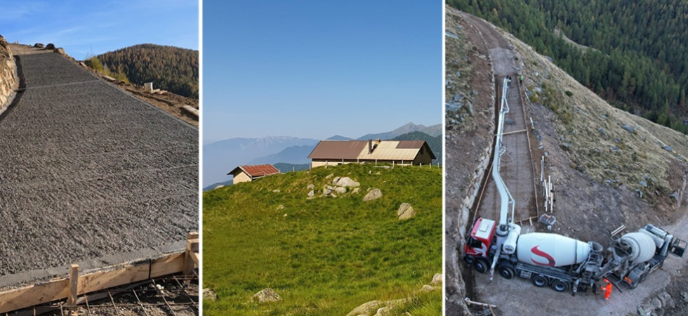 Nuova strada quasi pronta per Malga Primalunetta: l'obiettivo è recuperare un edificio storico per guardare al futuro
