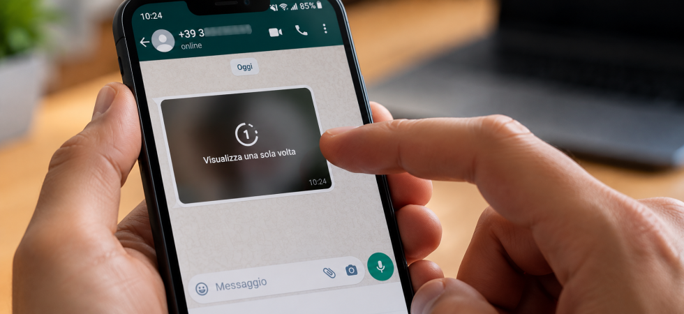 Immagine realizzata con IA Una foto pedopornografica su WhatsApp, poi la minaccia: "Hai visto contenuti illegali, ora paga"