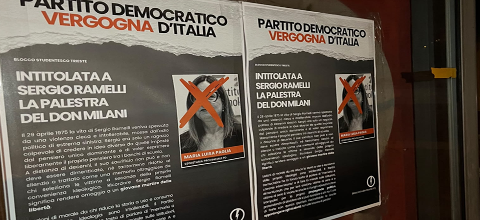 Manifesti con la mia faccia barrata da una croce