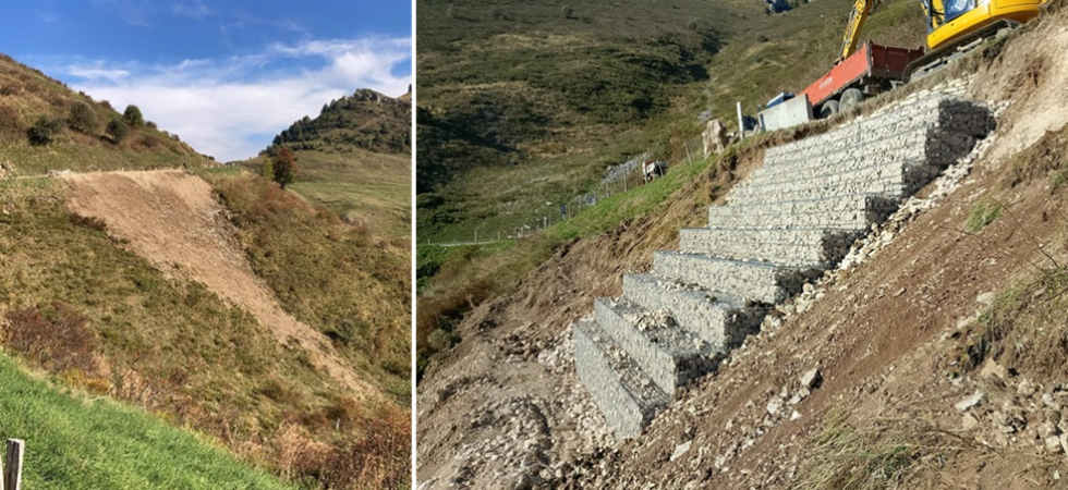 Completati i lavori sulla strada del monte Baldo, la frana vicino al rifugio era stata causata dall'intenso maltempo