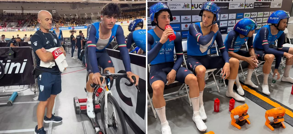 Alessio Magagnotti a caccia dell'oro mondiale: assieme a Ganna