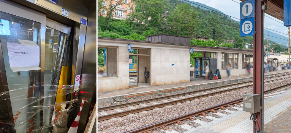 Chi non può fare le scale non può prendere il treno