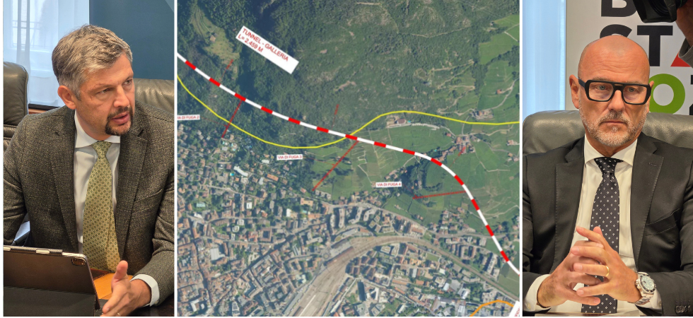 "Ci saranno disagi". Gallerie, treni e metrobus: arrivano i cantieri per liberare Bolzano dal traffico ma Provincia e Comune