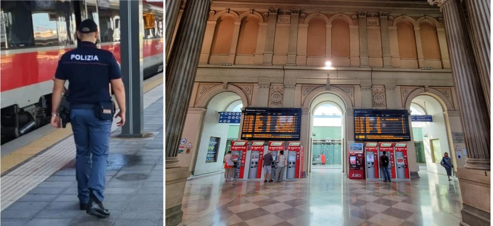 Foto di archivio Caos in stazione, tenta di danneggiare le biglietterie e si scaglia contro gli agenti: arrestato un 36enne