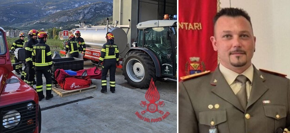 Due nuovi capi plotone e un nuovo capo squadra per i vigili del fuoco di Arco