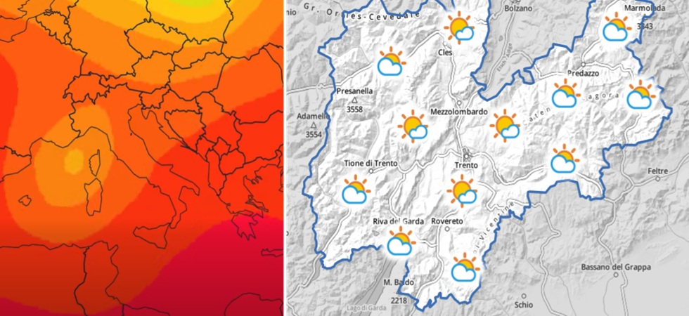 Il maltempo sta abbandonando il Trentino ed è pronto a tornare l'anticiclone: ecco le previsioni meteo