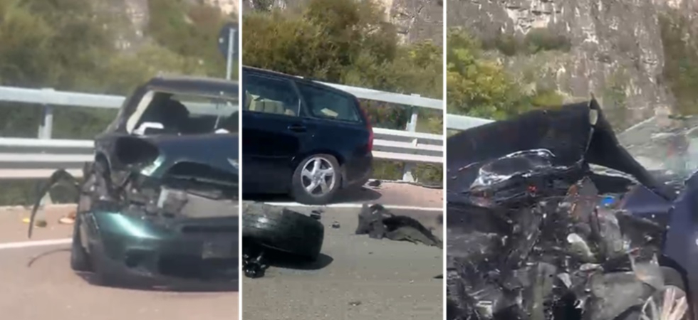 Pauroso frontale tra due auto sulla Provinciale, coinvolta anche una terza macchina