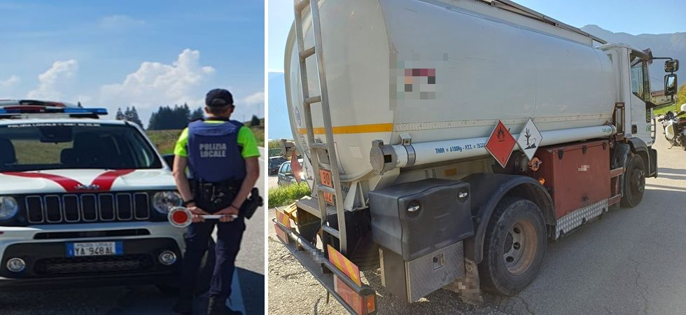 Follia sulla Valsugana: fermato il conducente di un camion che trasportava merci pericolose