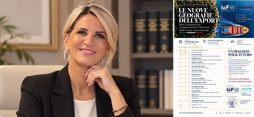"Fare sistema nel tessuto produttivo e guardare a nuovi mercati: queste le priorità per l'enogastronomia Made in Italy"