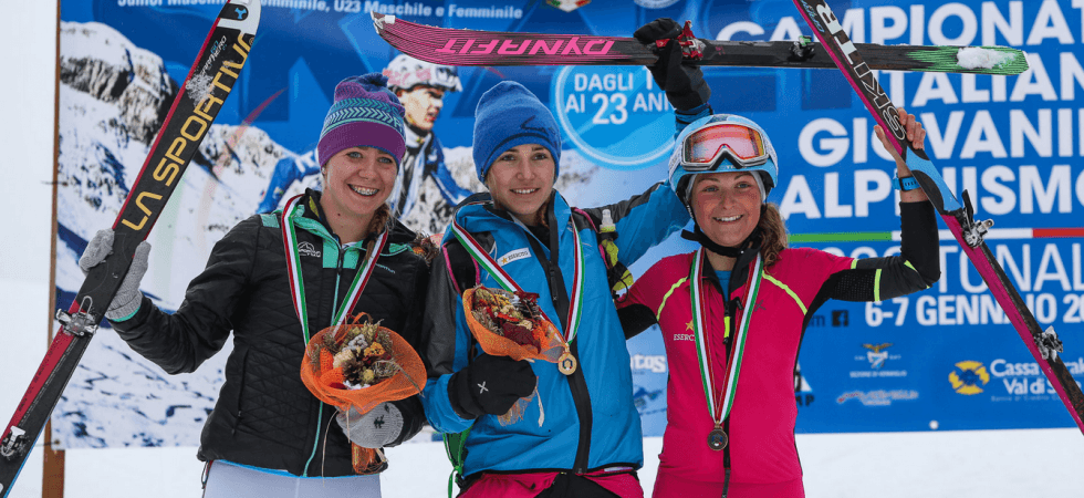 Il podio under 23 femminile
