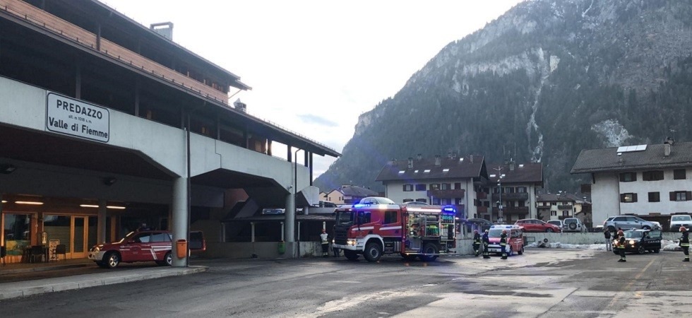 Fumo e principio di incendio nei locali sotterranei della stazione delle corriere
