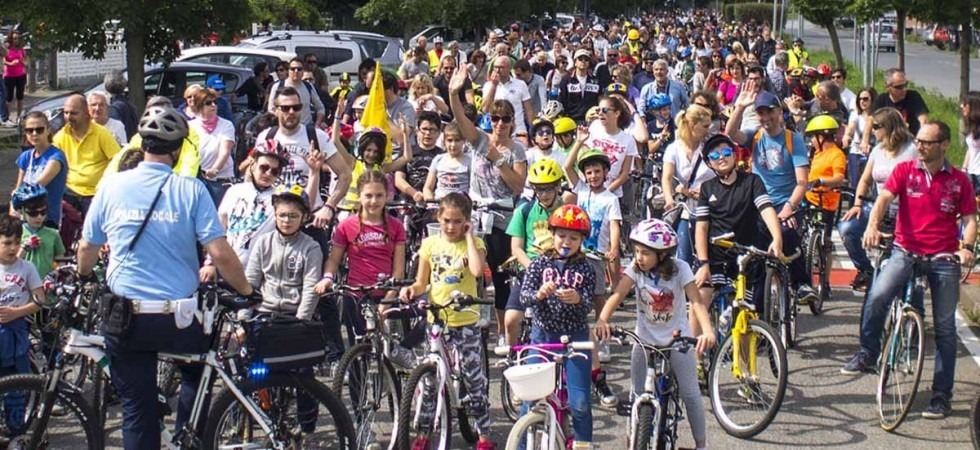 Sicurezza stradale e divertimento, una pedalata da San Martino alle Albere