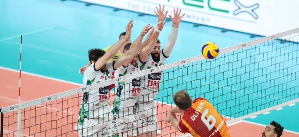 Finale Coppa Cev, la corazzata Itas affonda in tre set i turchi del Galatasaray
