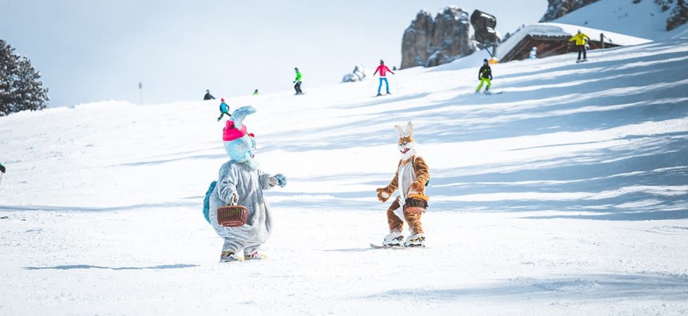 Ultime possibilità di sciare a Pampeago, poi è Challenge e festa di fine stagione