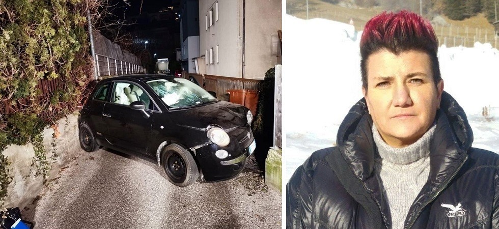Si chiama Sybille Sparber la donna che ha perso la vita dopo che la sua auto si è schiantata contro un muro