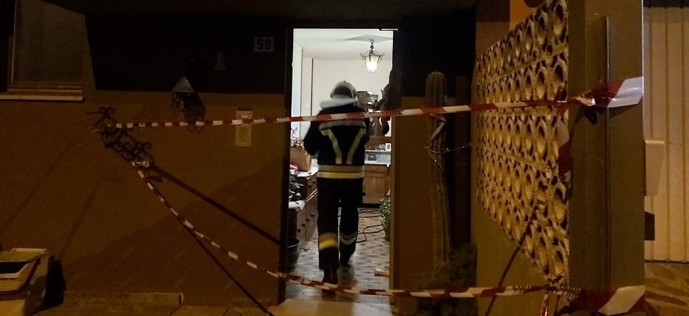 Ha provato a salvarsi andando in cucina