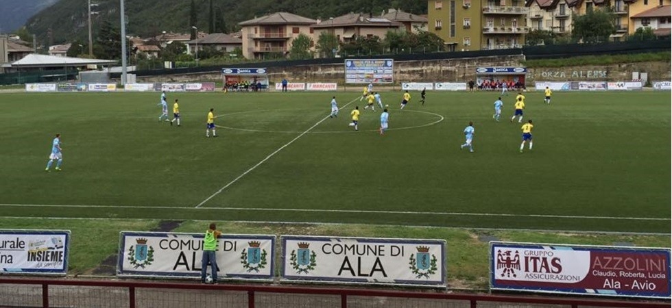 Una fase di gioco di Alense-Rotaliana