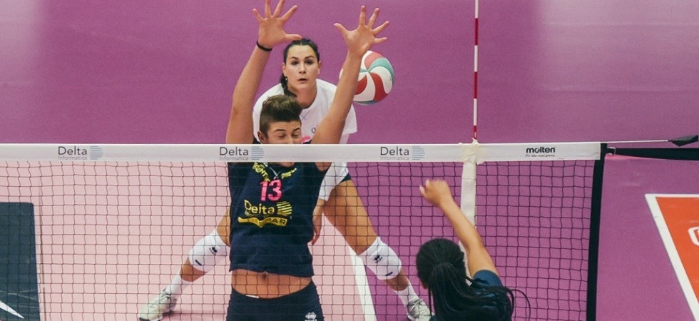 Foto di Alessio Marchi La Delta Informatica mura Torino e si porta in testa al campionato