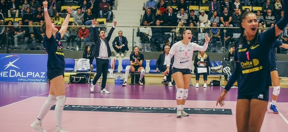 Foto Alessio Marchi – Trentino Rosa Il big match è della Delta Informatica