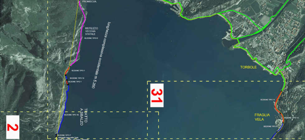 La ciclabile sul lago di Garda riceve l'ok del ministro Delrio