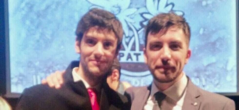 Christian Bertolla con il candidato alla segreteria del Patt Simone Marchiori Christian Bertolla con il candidato alla segreteria del Patt Simone Marchiori