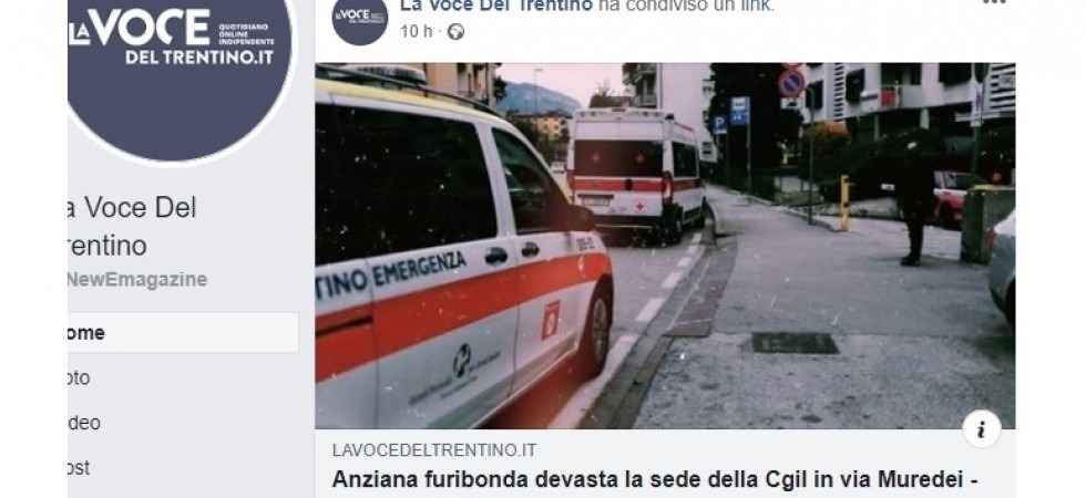 Sede della Cgil 'devastata'?