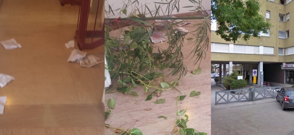 Vandalismi, spaccio, furti e minacce, i residenti dei condomini in corso Buonarroti esasperati