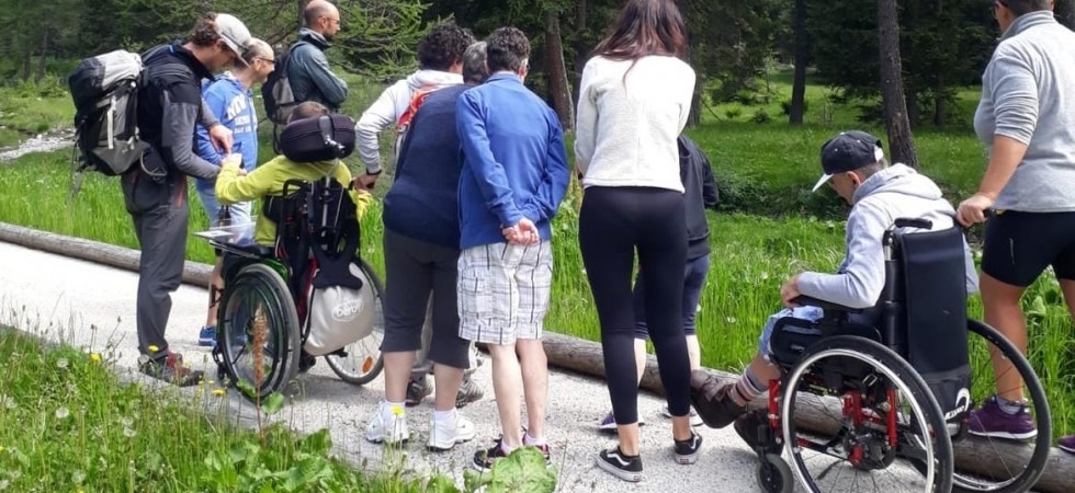 Mettere a disposizione delle persone con disabilità la bellezza delle nostre montagne, protagonisti i ragazzi di Anffas