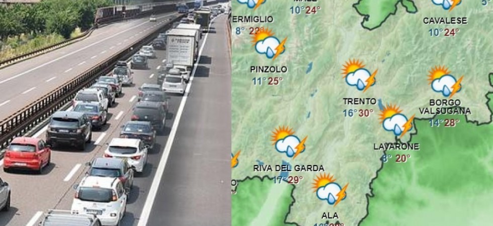 Weekend, ancora possibili rovesci e temporali con l'arrivo di un fronte freddo