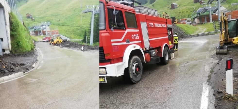 Maltempo, riaperti Passo Pordoi e la strada 48 delle Dolomiti