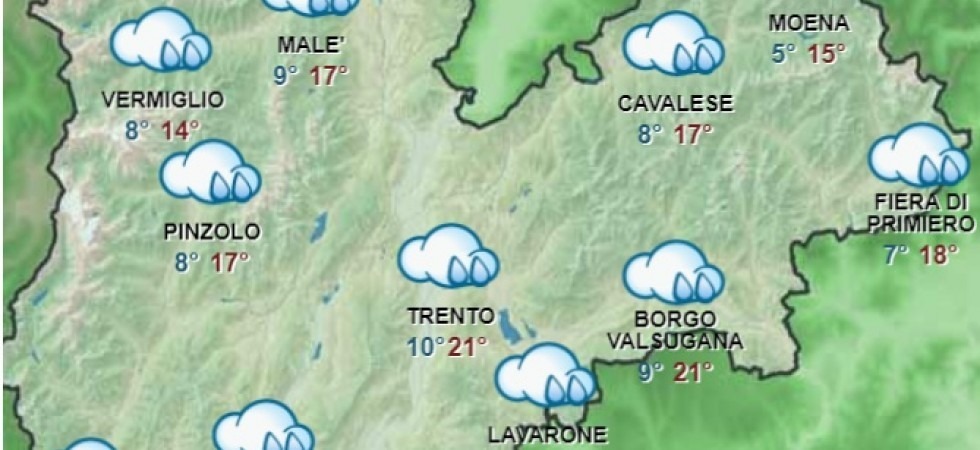 E' in arrivo l'autunno, ulteriore abbassamento delle temperature