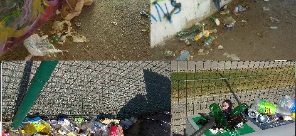 Trento, degrado con rifiuti e orinatoi a cielo aperto allo skate park di via del Maso Smalz