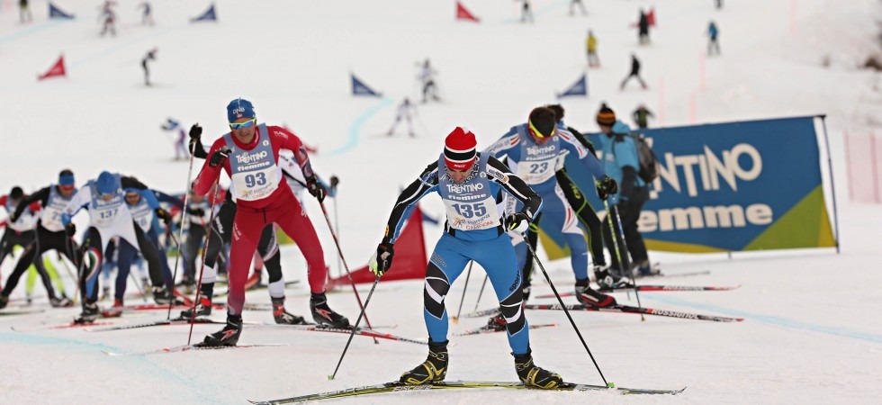 Alessio Scopel in testa al gruppo (foto Newspower)