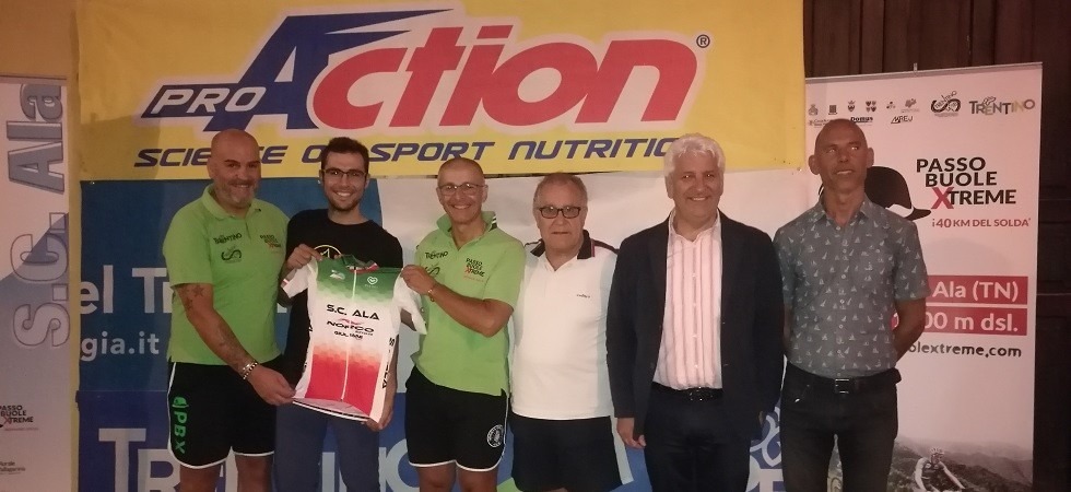 Da sinistra Stefano Mellarini, Lorenzetti, Baldi, Lorenzini, Soini e Saiani