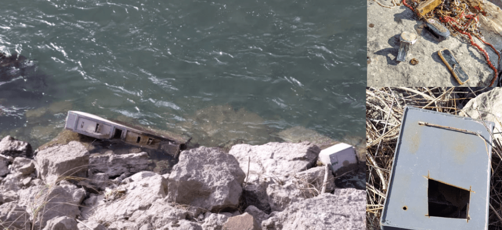 La discarica'' dei ladri: scoperte cassaforti, cassette di sicurezza e refurtiva abbandonate lungo l'Adige