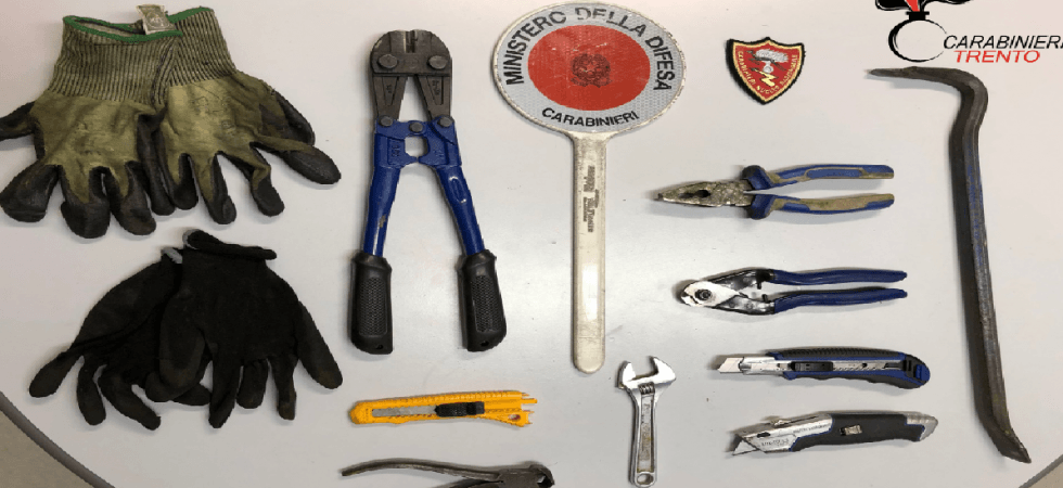 Rubavano i cavi di rame dalla tratta ferroviaria di Trento Nord, arrestati tre uomini