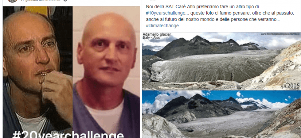 Se il challenge'' serve anche a pensare: la Sat mostra l'Adamello ferito