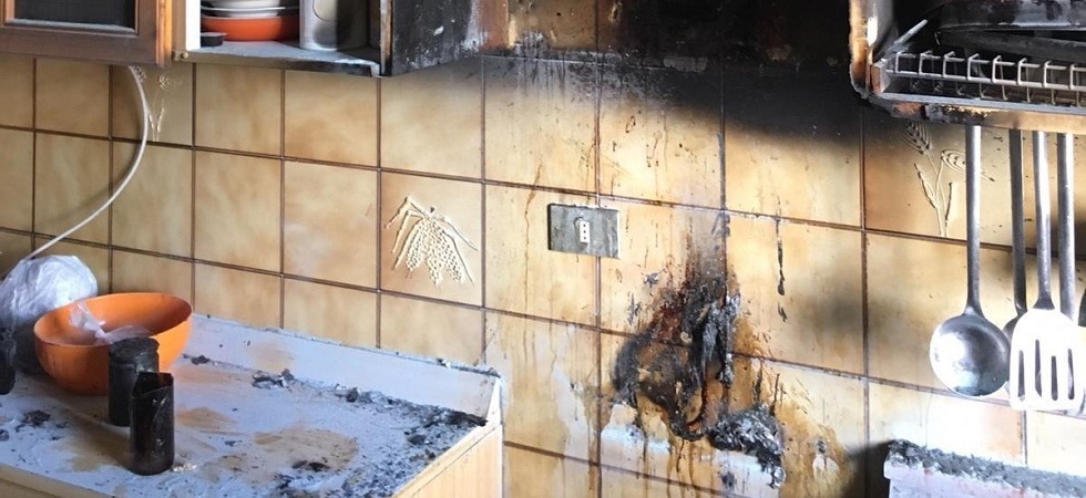 Paura a Coredo, va a fuoco il piano cottura, evacuata un'abitazione in centro abitato