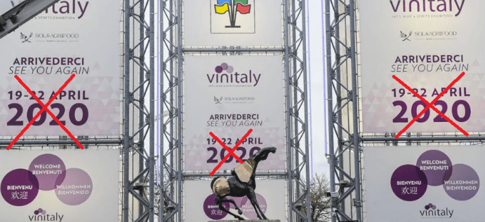 Coronavirus, Vinitaly si arrende