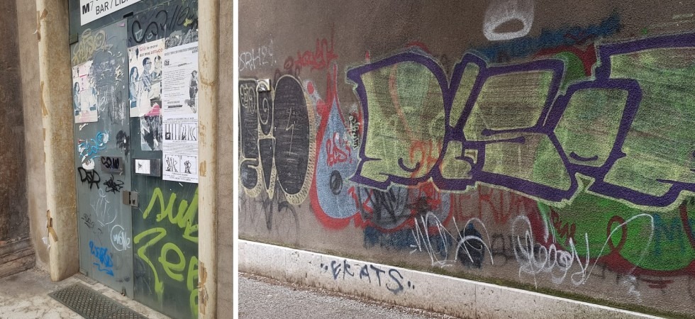 Palazzo delle Poste preso d'assalto dai vandalismi