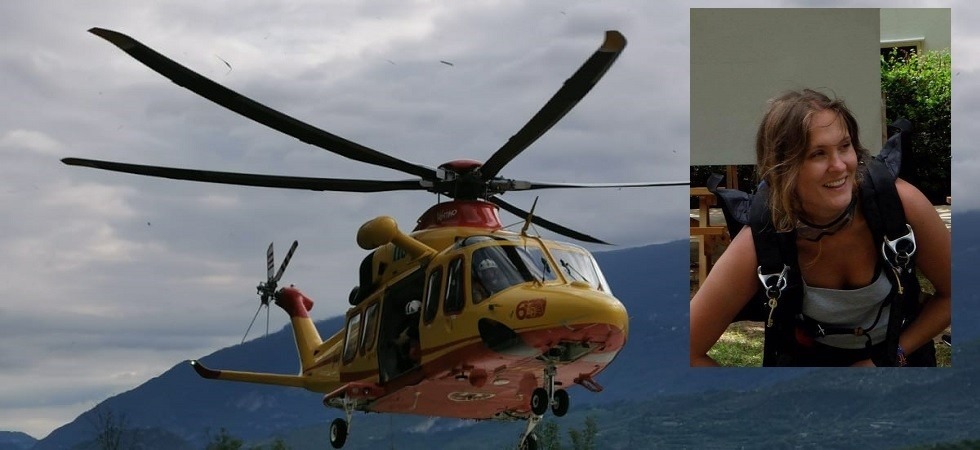 Muore sotto gli occhi del marito, si erano lanciati insieme dalla parete