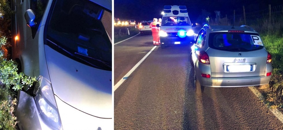 Auto finisce fuori strada sulla Gardesana, 48enne trasportata in ospedale