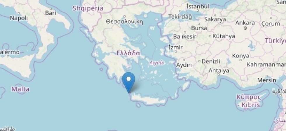 Terremoto, forte scossa di magnitudo 6 a Creta