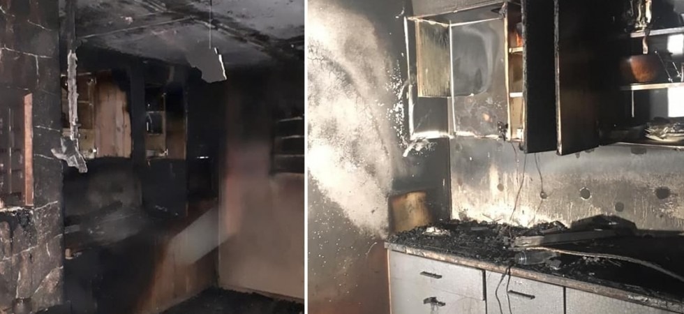Le fiamme devastano un appartamento, un cane rimane intrappolato e perde la vita