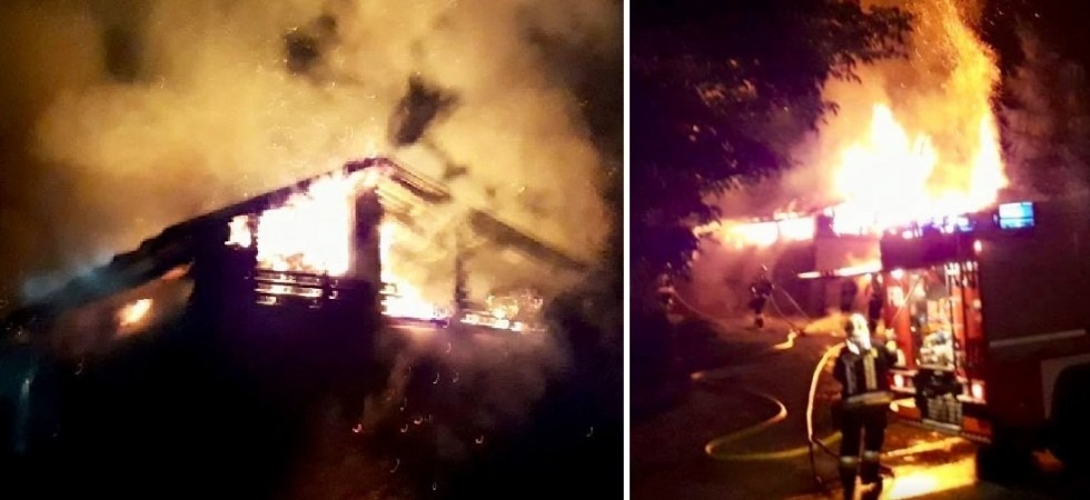 Paura nella notte, in fiamme un fienile