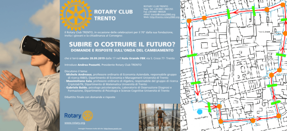 Rotary Trento festeggia i 70 anni e parla alla città (e ai giovani) con subire o costruire il futuro?''