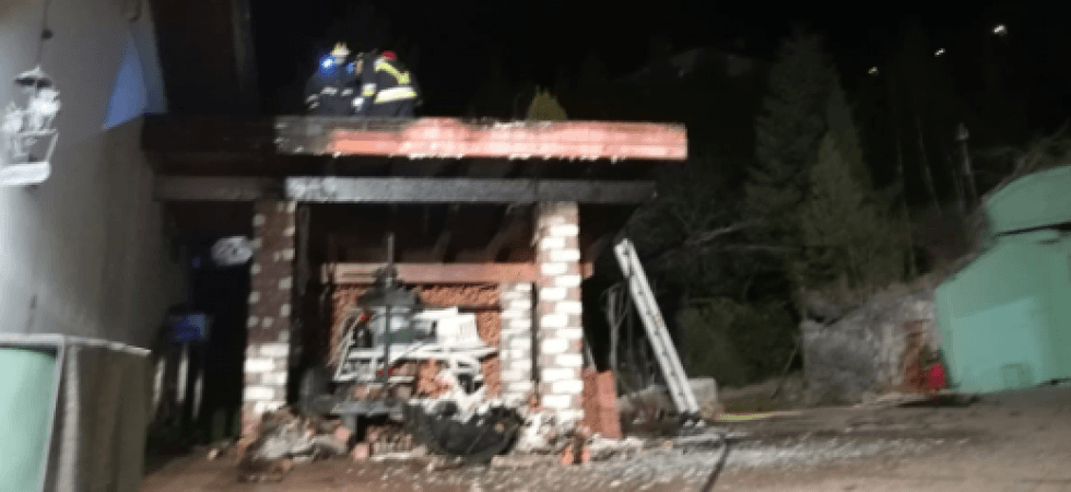 Va a fuoco la legnaia. Paura a Noriglio